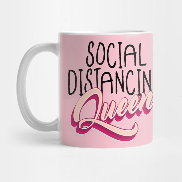 Social Distancing Queen by Manlangit Digital Studio